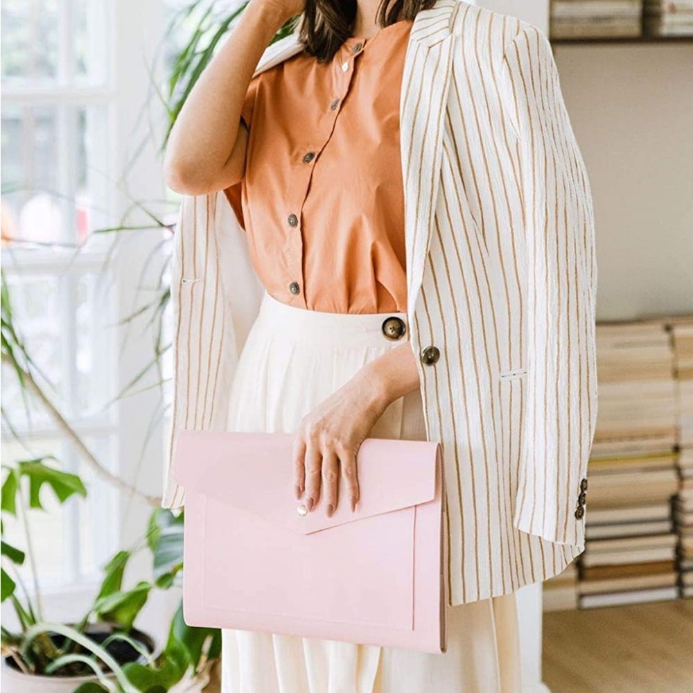 Blush Megan Portfolio Clutch